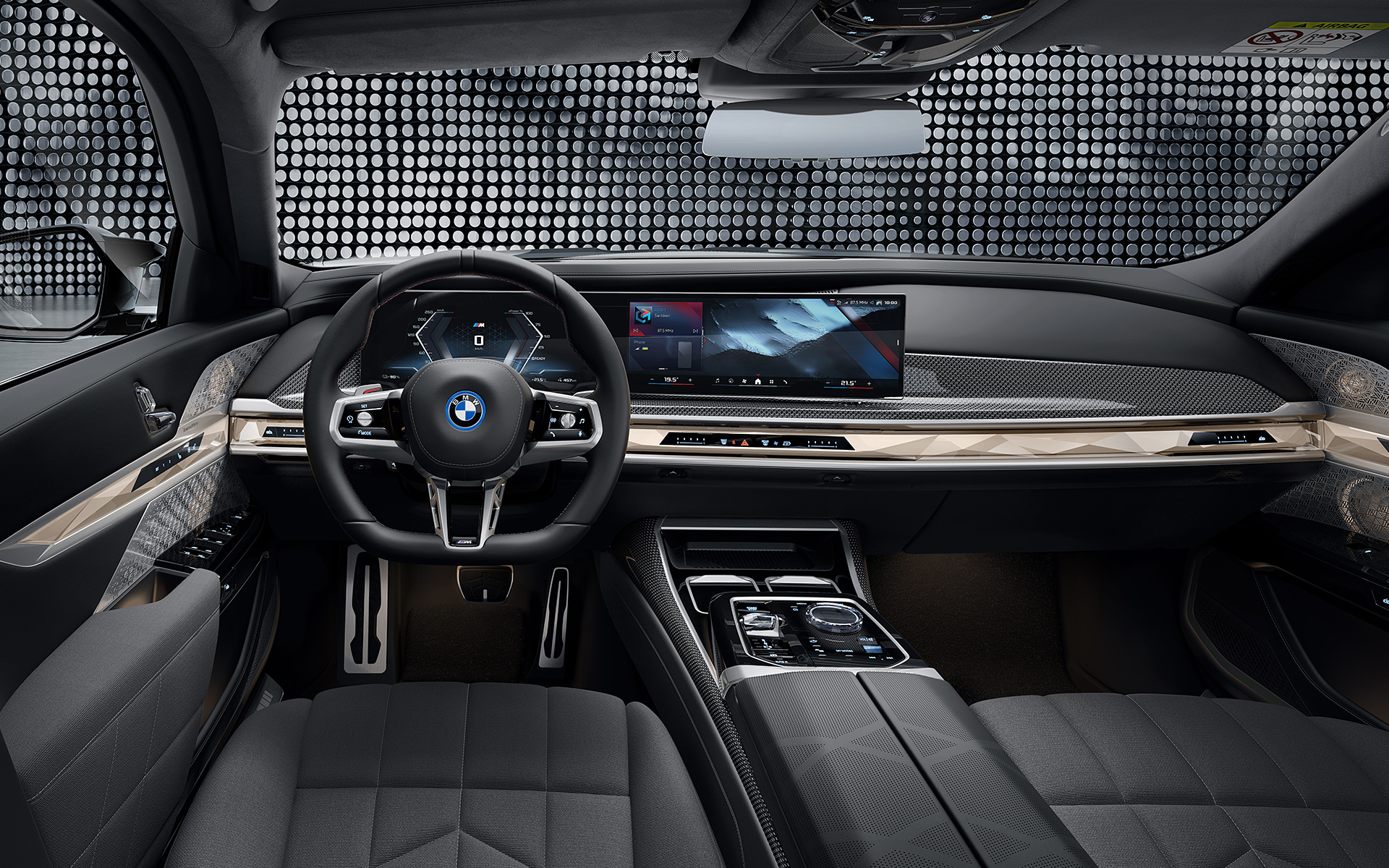 BMW i7 M70 xDrive Limousine G70 Interieur Cockpit